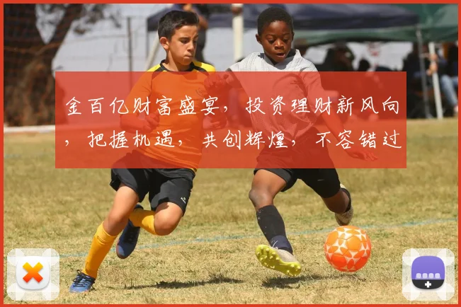 金百亿财富盛宴，投资理财新风向，把握机遇，共创辉煌，不容错过